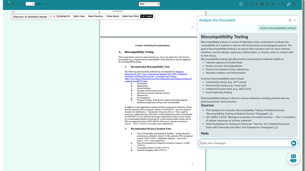 Help Center - Nova AI View Details of Documents - Enginius.ai